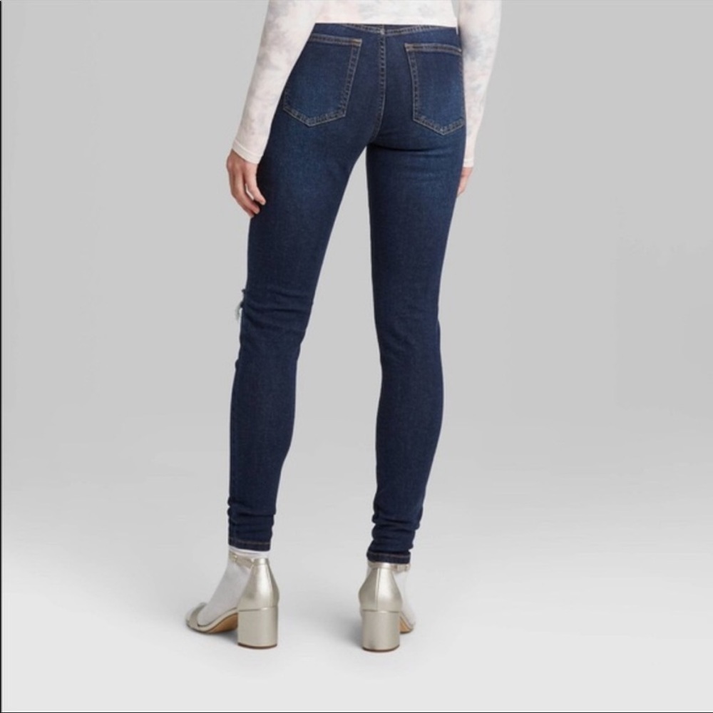 Wild fable ripped skinny jeans